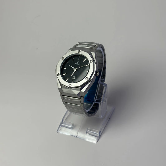 Hublot Men’s Black Dial Stainless Steel Watch
