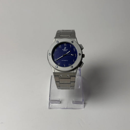 Hublot Men’s Blue Dial Stainless Steel Watch
