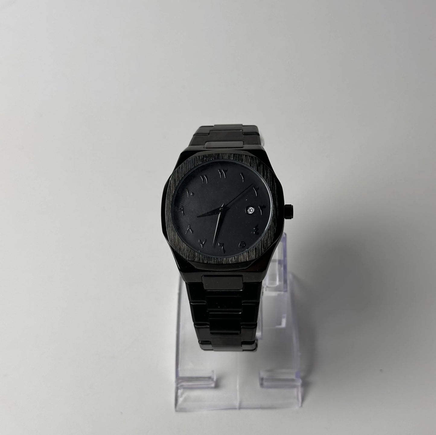 Black Aura Luxury Metal Watch