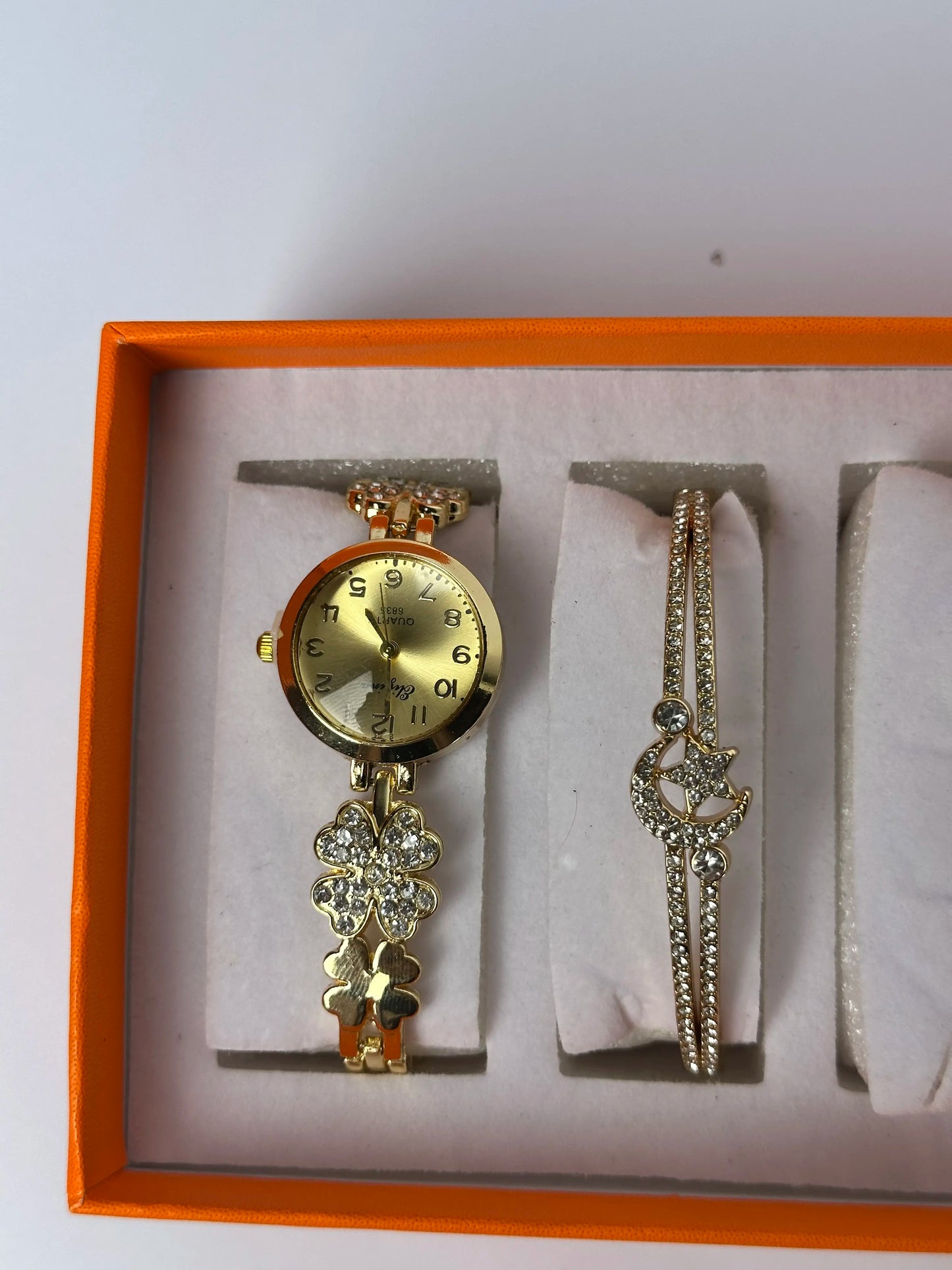 Women’s Luxury Watch & 3 Bracelet Gift Set