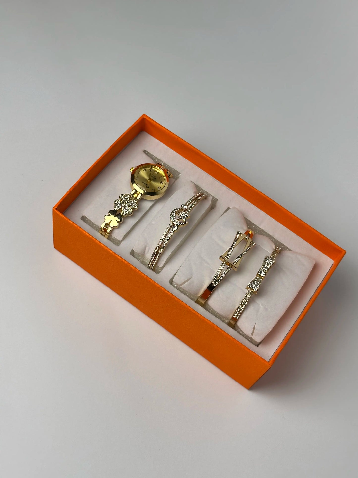 Women’s Luxury Watch & 3 Bracelet Gift Set