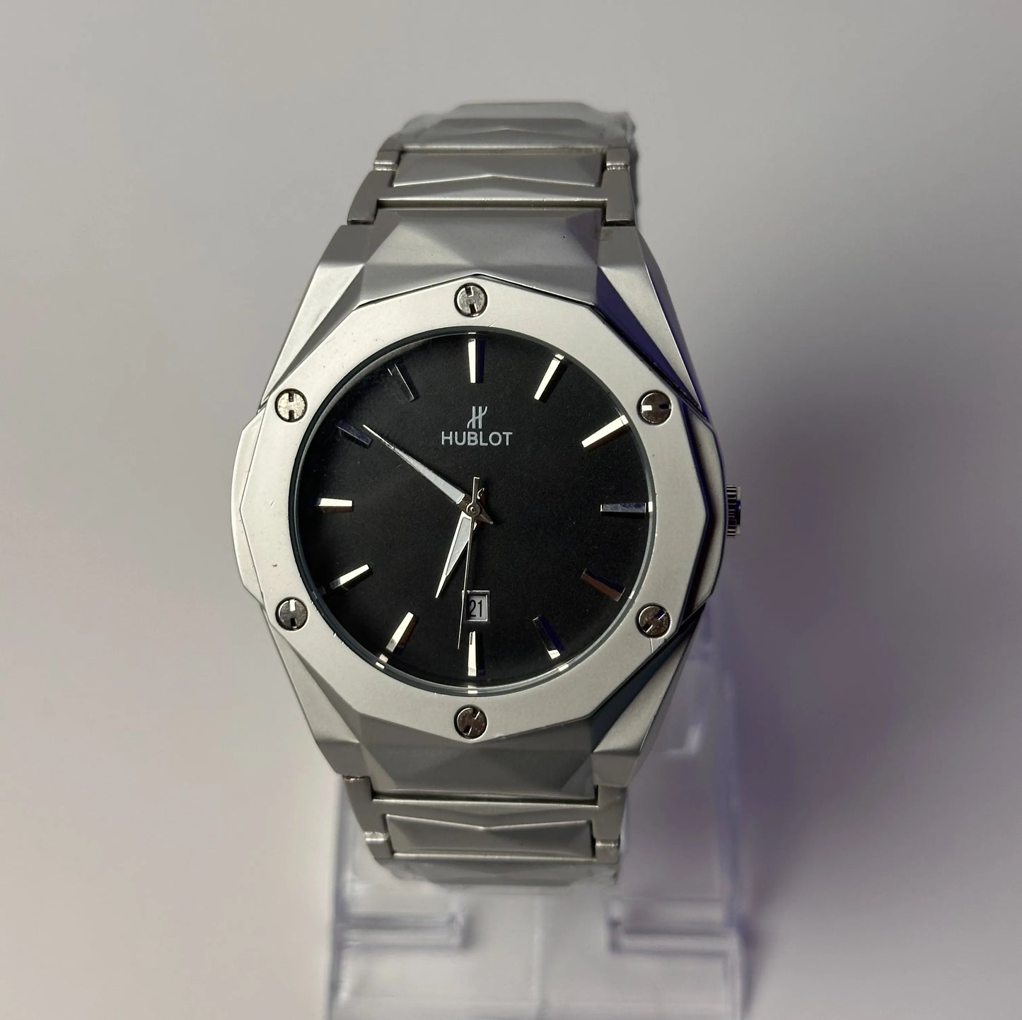 Hublot Men’s Black Dial Stainless Steel Watch