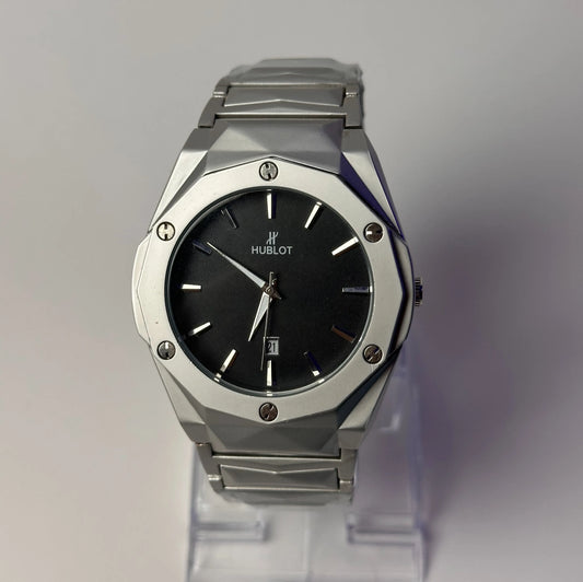 Hublot Men’s Black Dial Stainless Steel Watch